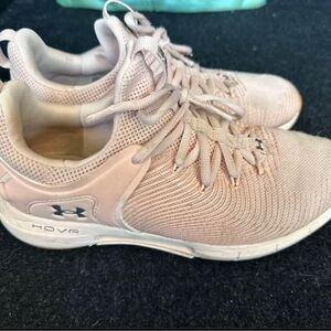 Under Armour Pink Athletic Shoes with Knit Upper